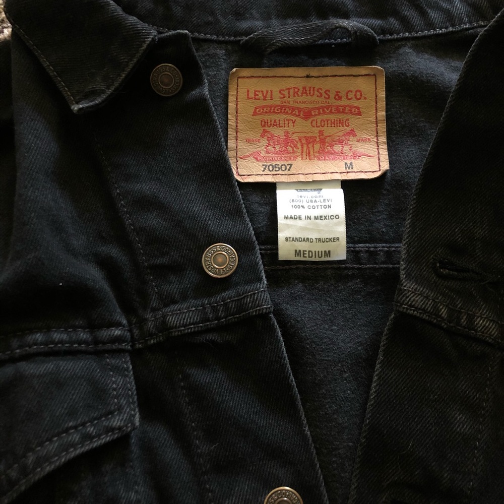 Black Levi Demin Jacket